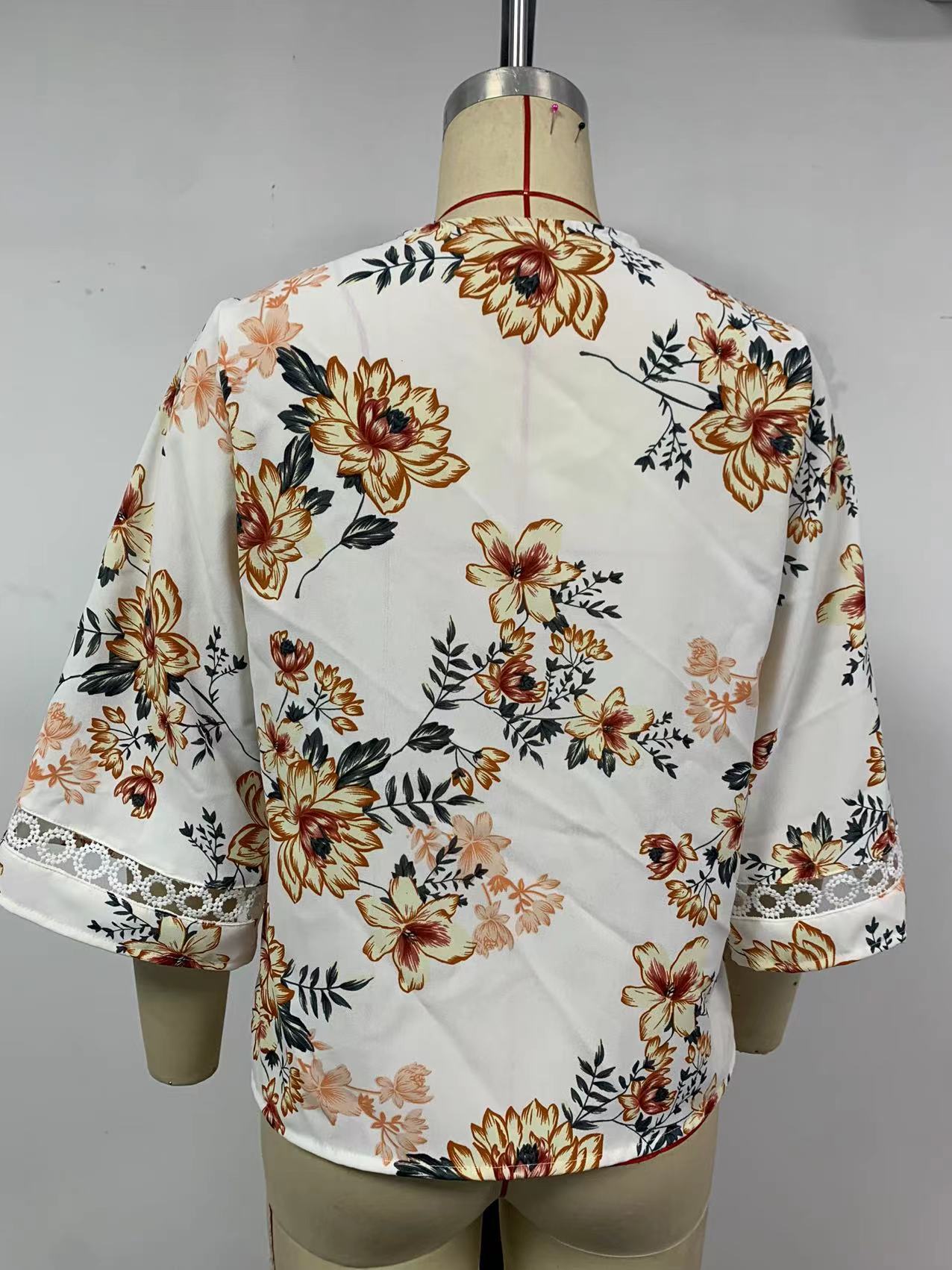 Casual Blusa Flores