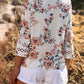 Casual Blusa Flores