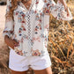 Casual Blusa Flores