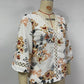 Casual Blusa Flores